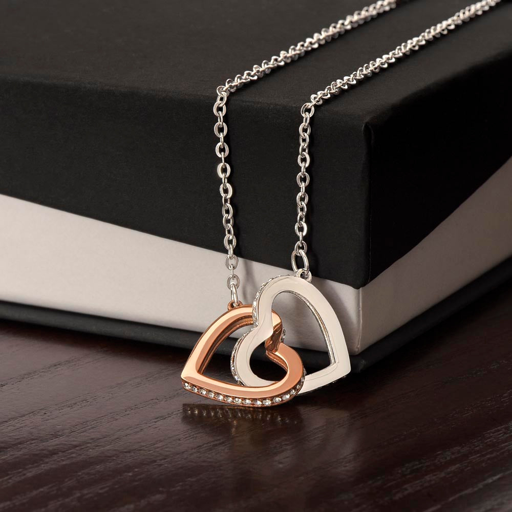 To My Lady - Interlocking Hearts Necklace