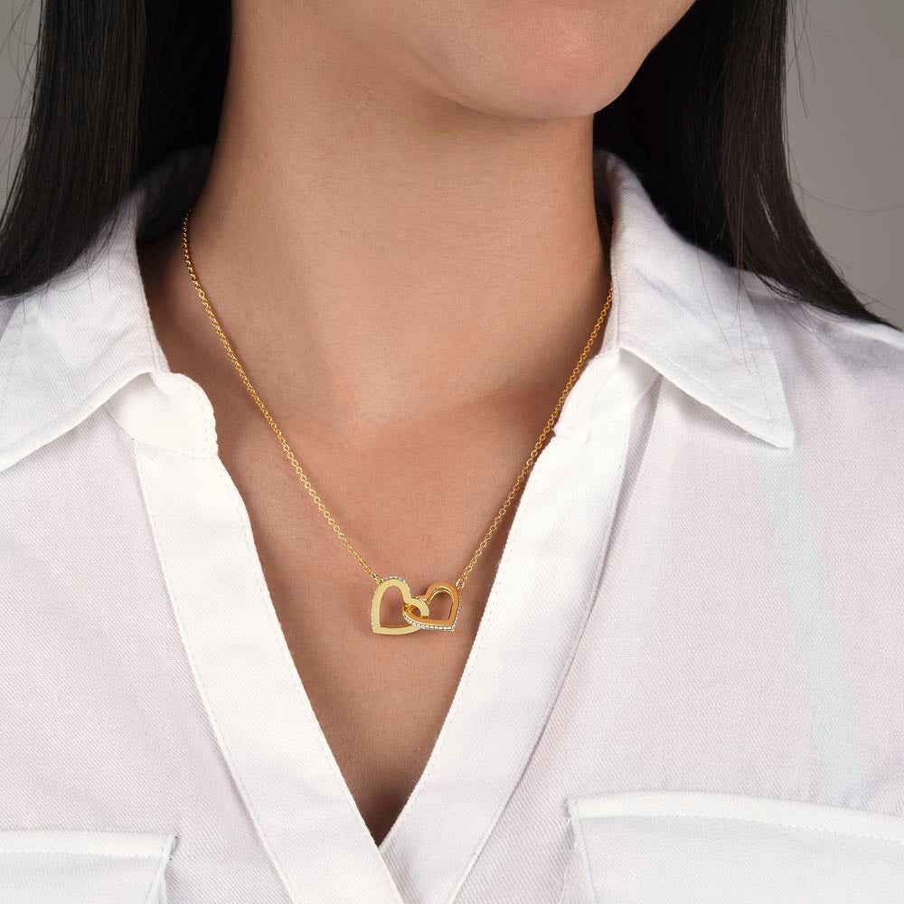 To My Lady- Interlocking Hearts Necklace