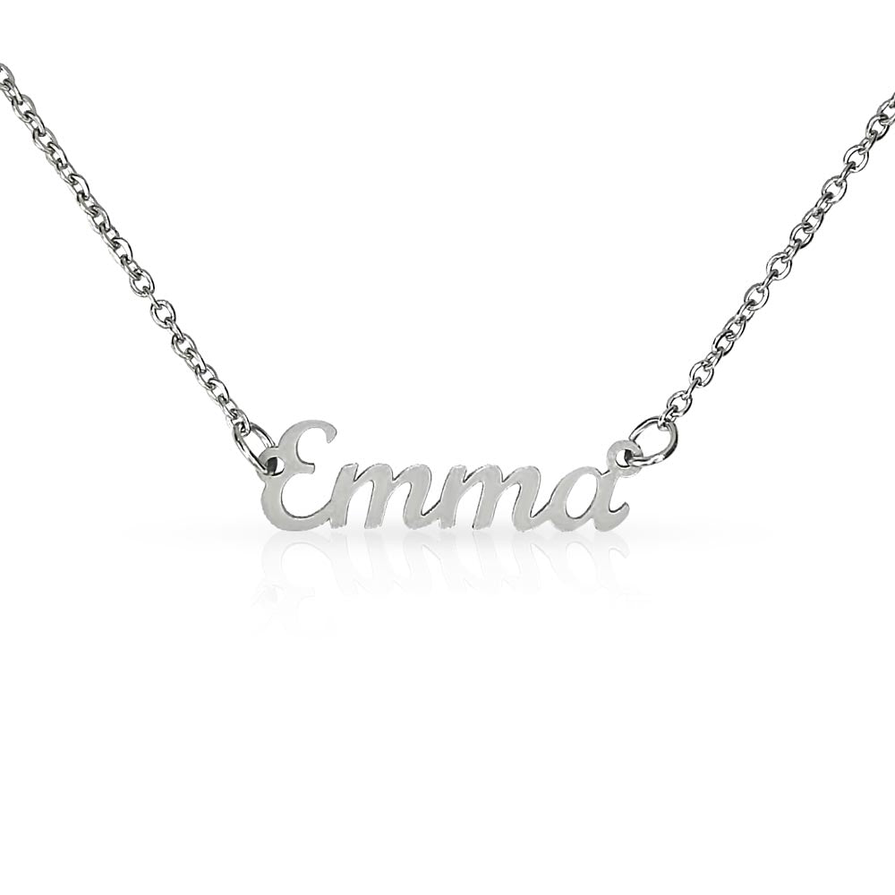 Classic Style Personalized Name Necklace
