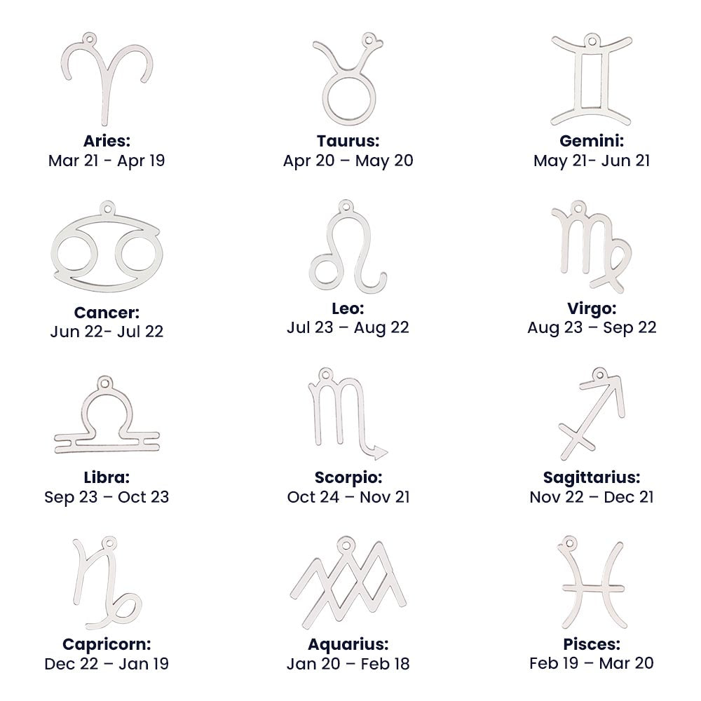 To My Wife- Zodiac Symbol Necklace