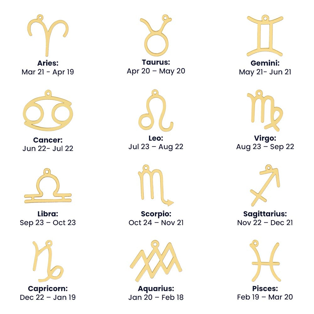 To My Wife- Zodiac Symbol Necklace