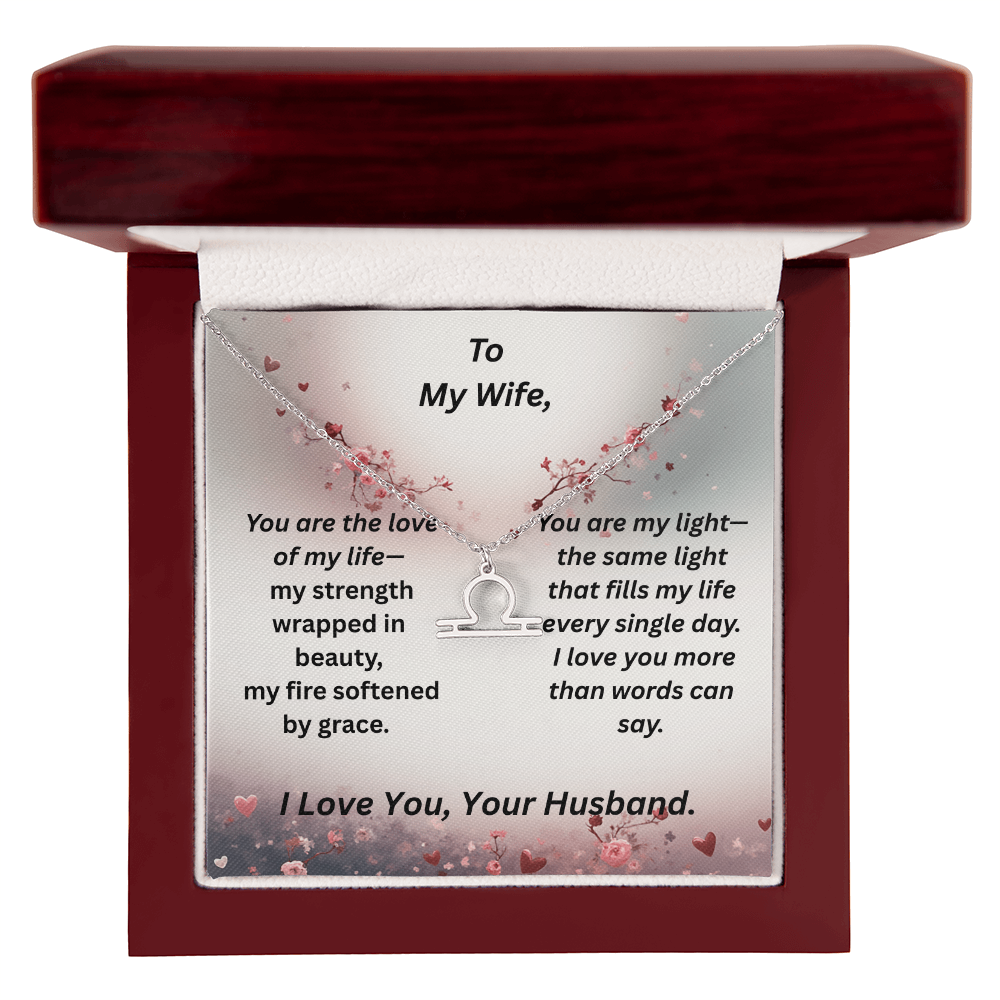 To My Wife - Zodiac Symbol Necklace