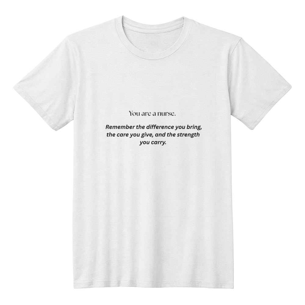 To the nurse-Bella + Canvas 3001 Unisex T-Shirt Front Print