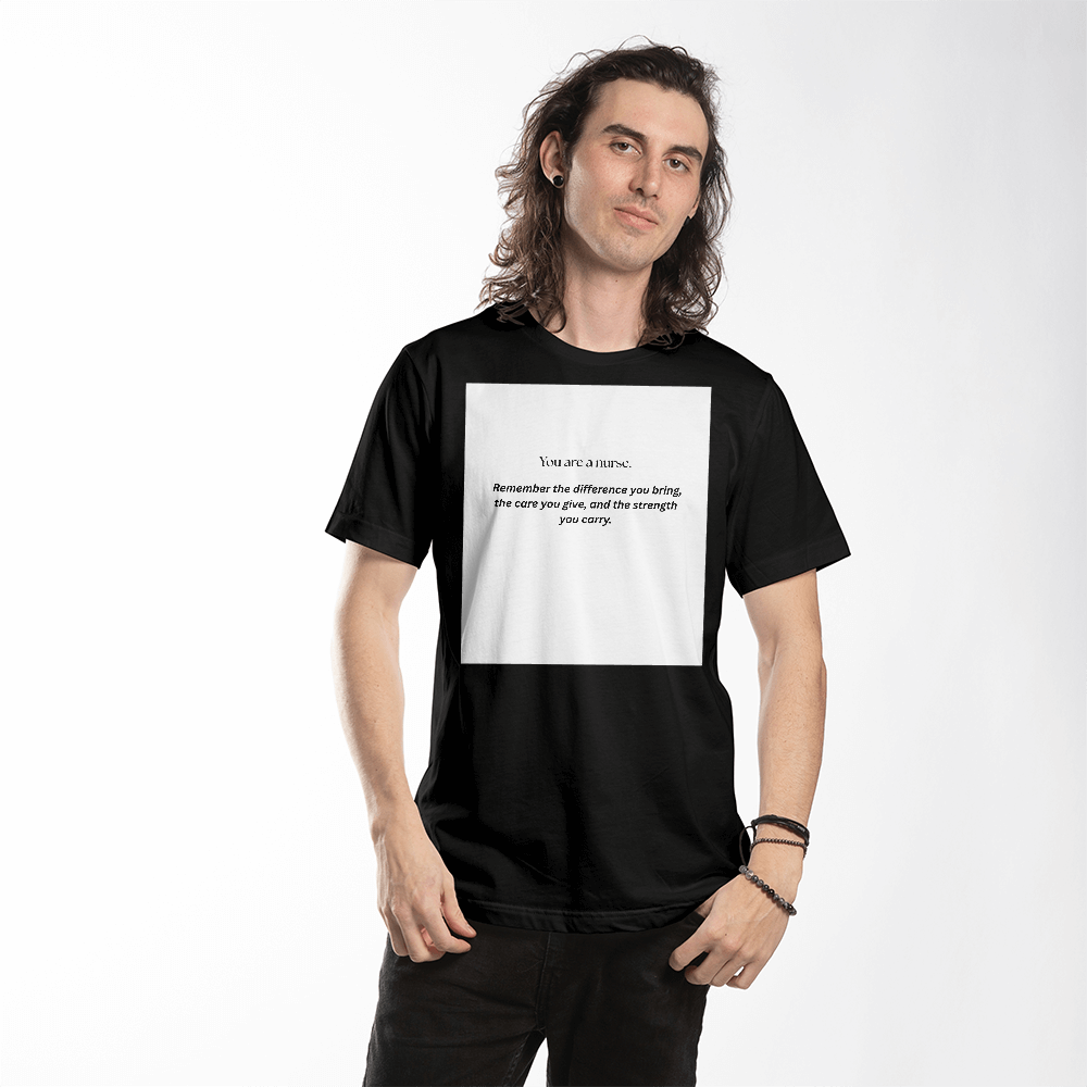 To the nurse-Bella + Canvas 3001 Unisex T-Shirt Front Print