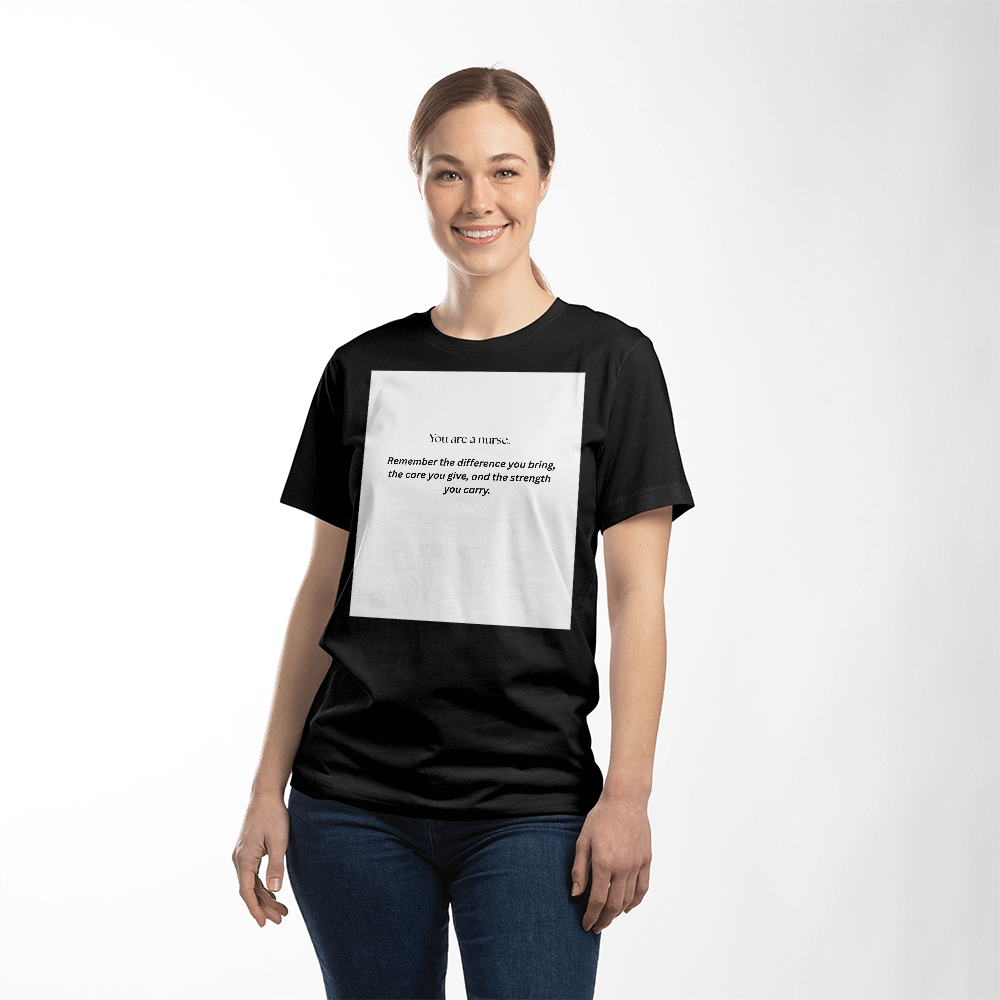 To the nurse-Bella + Canvas 3001 Unisex T-Shirt Front Print