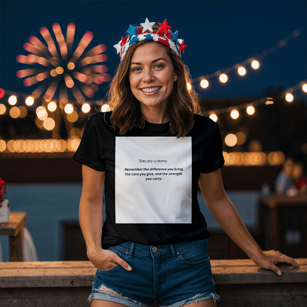 To the nurse-Bella + Canvas 3001 Unisex T-Shirt Front Print