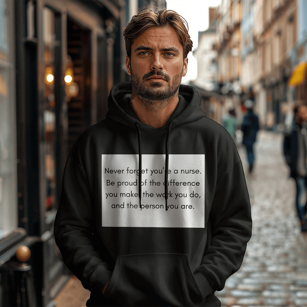 To the nurse - Gildan 18500 Unisex Hooded Sweatshirt Front Print