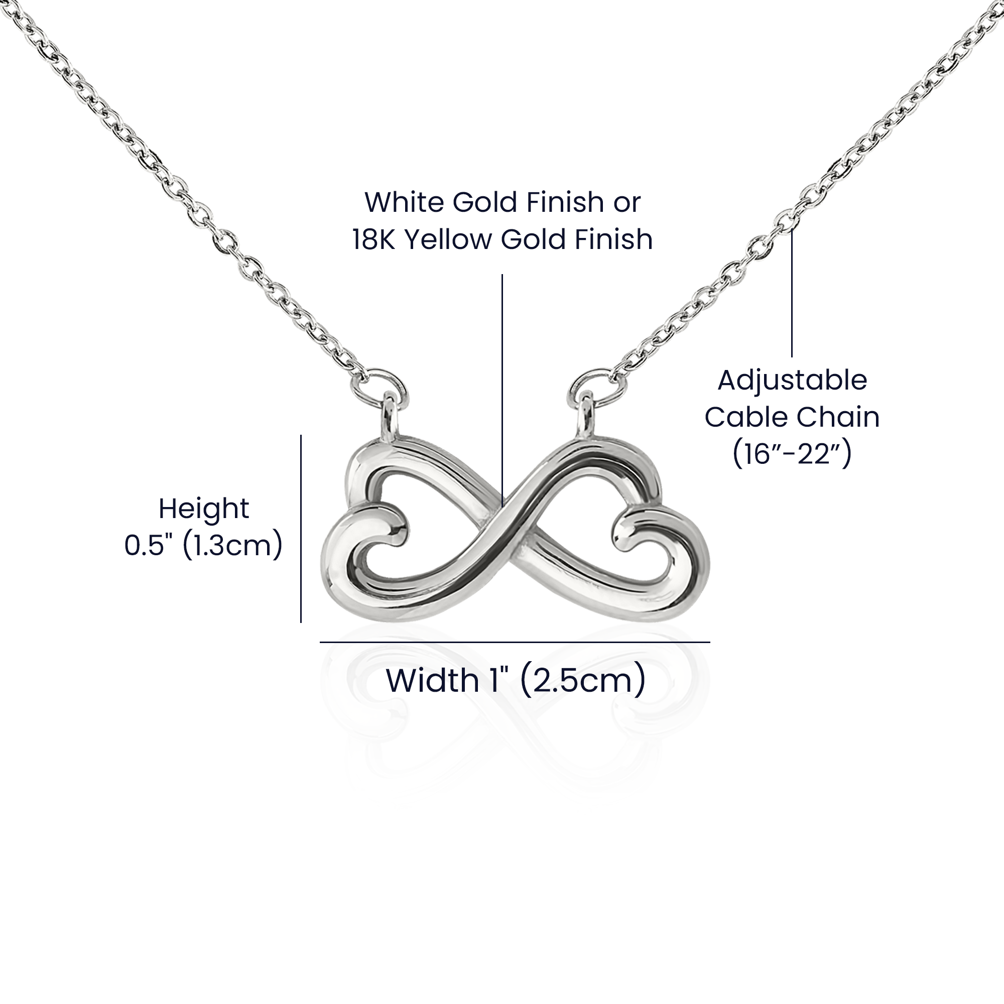 To My Best Friend-Endless Love Necklace-Unbiological Sister
