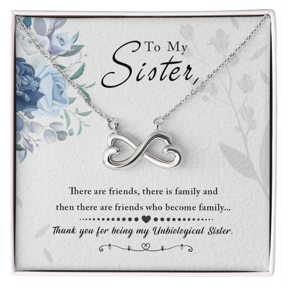 To My Best Friend-Endless Love Necklace-Unbiological Sister