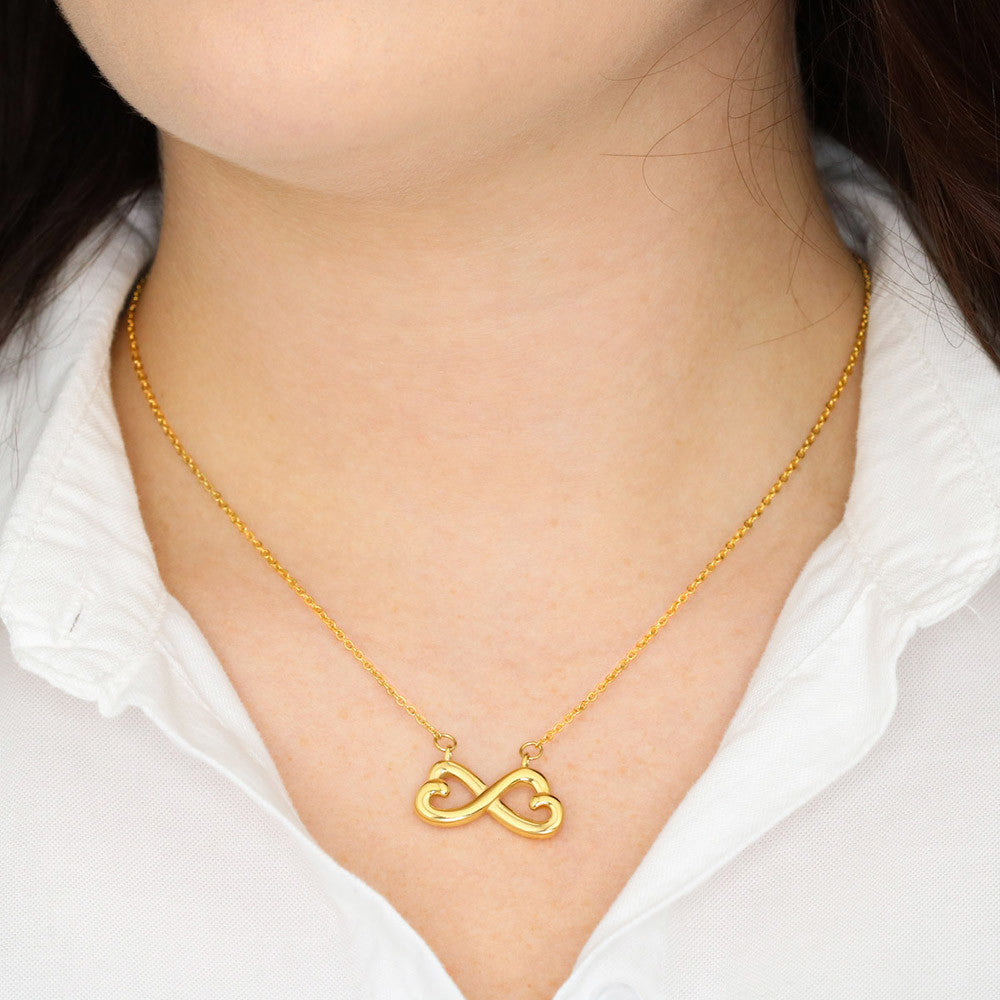 To My Best Friend-Endless Love Necklace-Unbiological Sister