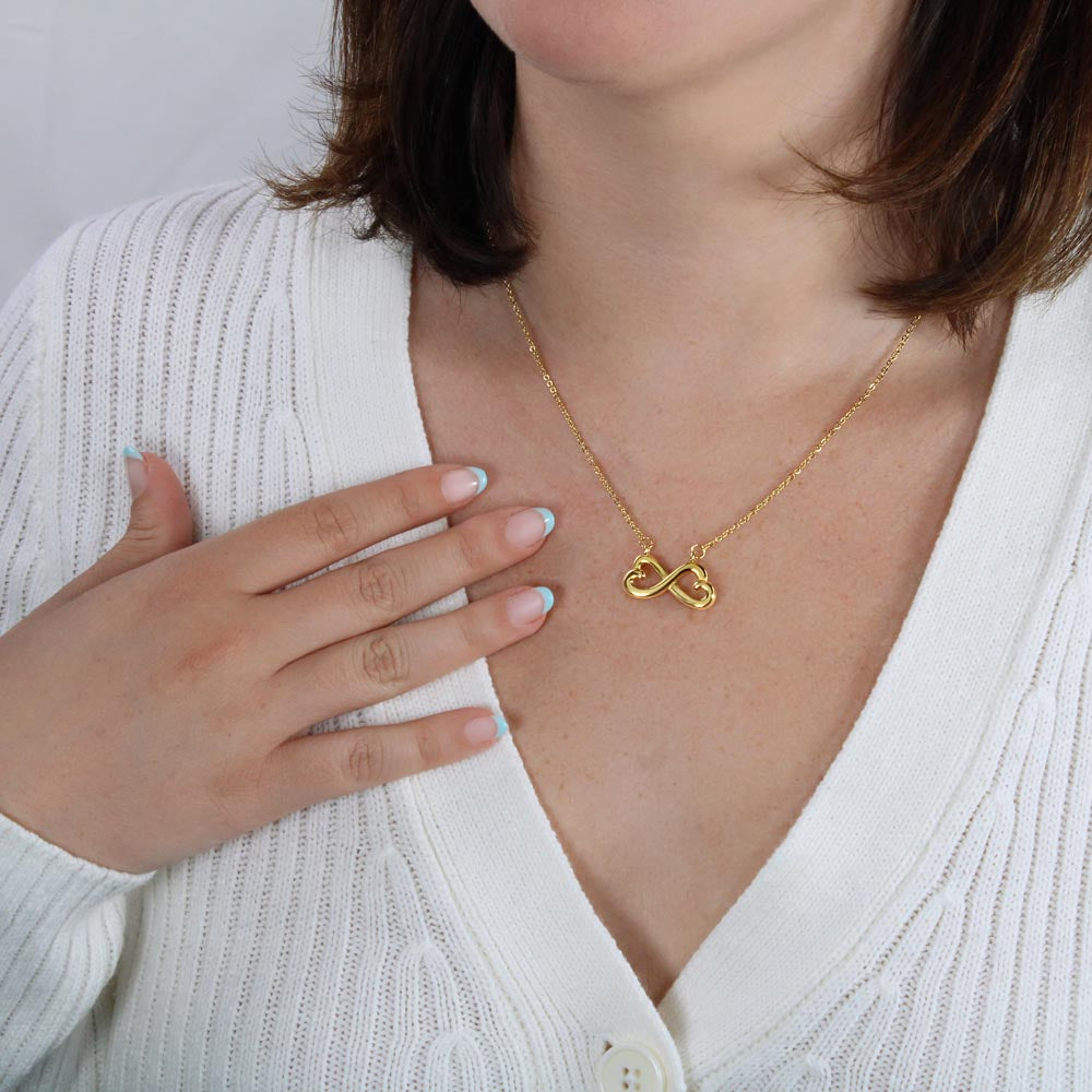 To My Best Friend-Endless Love Necklace-Unbiological Sister
