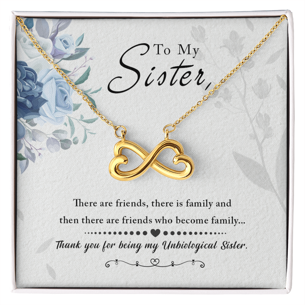 To My Best Friend-Endless Love Necklace-Unbiological Sister