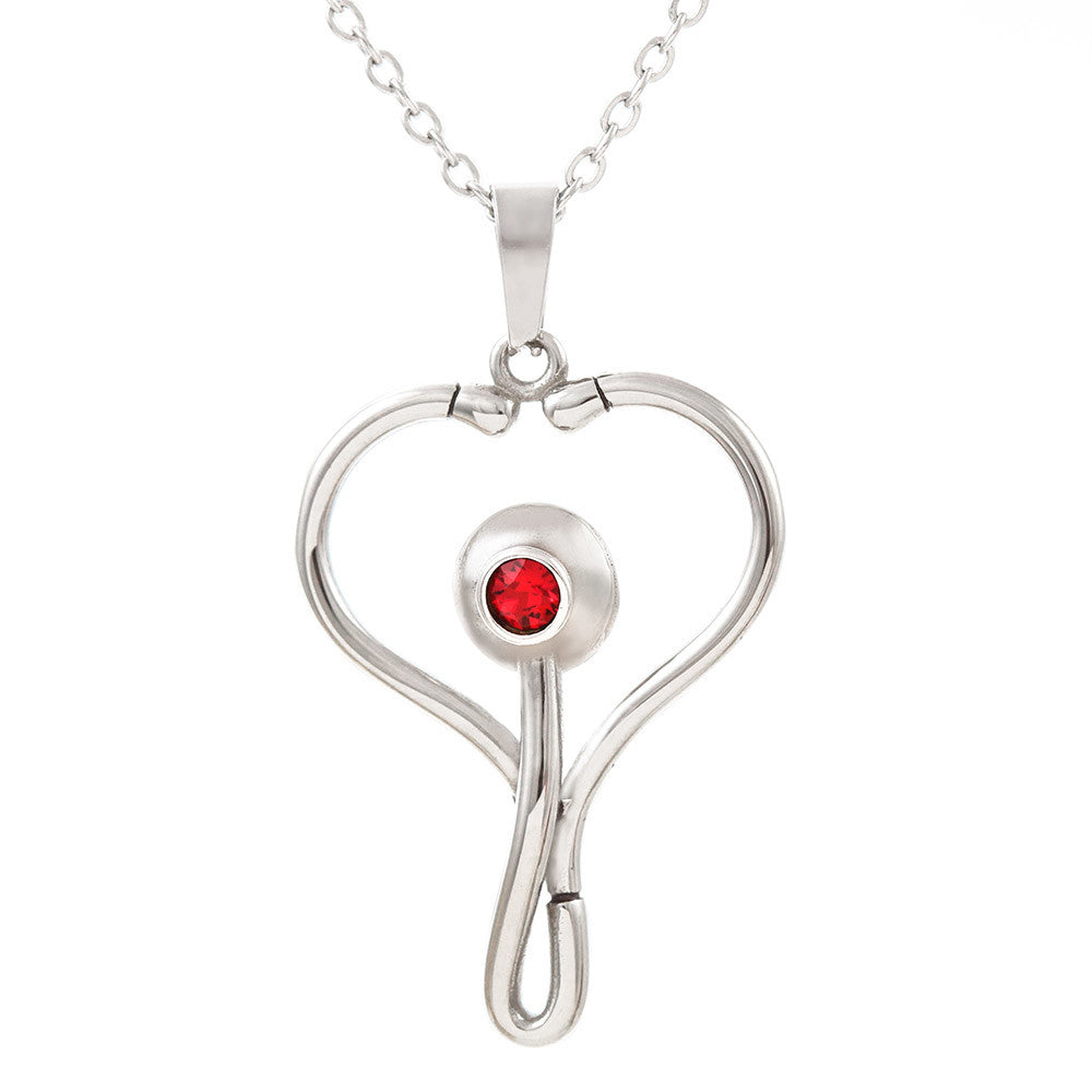 To My Amazing Niece - HeartScope Necklace (f/k/a Stethoscope Necklace)