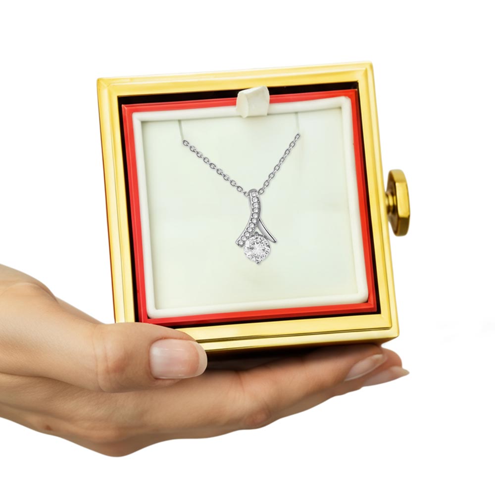 To My Wife-Alluring Beauty with Rotating Rose Gift Box