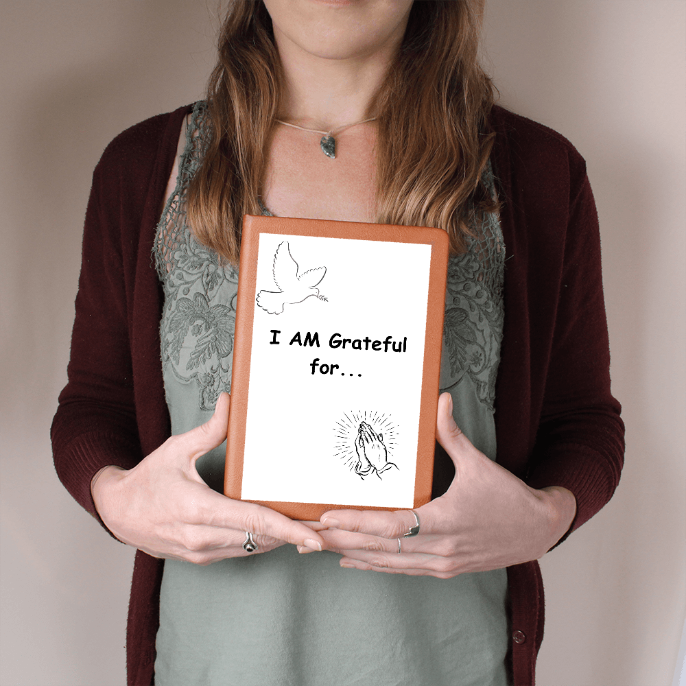 I Am Grateful-Graphic Journal with Gift Wrap Bundle
