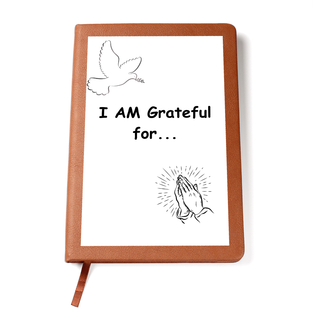 I Am Grateful-Graphic Journal with Gift Wrap Bundle